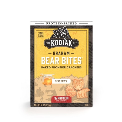 Kodiak Bear Bites 5g Protein Graham Crackers - Chocolate - Shop