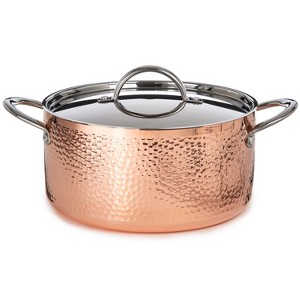 BergHOFF Vintage Tri-Ply Copper Dutch Oven With Stainless Steel Lid, Gold - 1 of 4