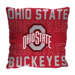 NCAA Ohio State Buckeyes Stacked Woven Pillow