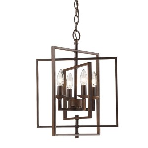 Millennium Lighting 4 - Light Pendant in  Rubbed Bronze - 1 of 1