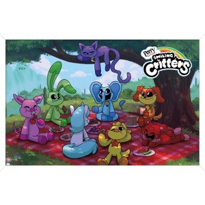 Trends International Poppy Playtime: Chapter 4 - Smiling Critters Picnic Framed Wall Poster Prints - 1 of 4