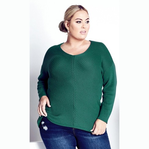 Plus size teal sweater hotsell