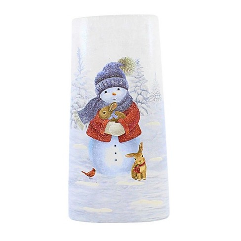 Stony Creek 10.0 Inch Snowman Friends Pre-Lit Vase Kitten Squirrel Bunny Deer Novelty Sculpture Lights - image 1 of 3