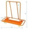 NAYSAYE Steel Panel Dolly Heavy Duty Drywall Sheet Cart with Casters for Warehouse and Workshop, Orange, 47"*23.5"*48" - 4 of 4