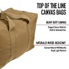 Generic Canvas Parachute Cargo Bag Extra Large Duffle Bag 75L, Olive Drab - 4 of 4