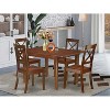 Coastal Dining Set 5Pc Rectangle Table w/ Leaf & 4 Chairs - 42/54 Inch - 2 of 4