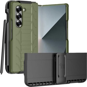Nakedcellphone Combo for Samsung Galaxy Z Fold 6 - Special Ops Phone Case and Belt Clip Holster (Stand, Pen Slot) - 1 of 4
