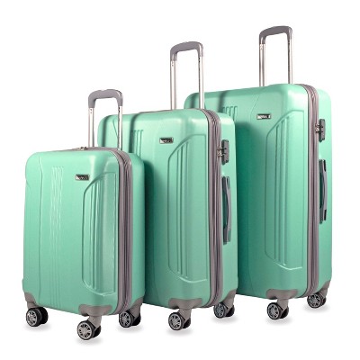 American Green Travel Denali S 3-piece Tsa Anti-theft Spinner Luggage ...