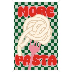 Trends International Reinders: Food - Love Pasta Framed Wall Poster Prints White Framed Version 14.725" x 22.375" - 1 of 4