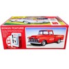 Skill 3 Model Kit 1955 Chevrolet Cameo Pickup Truck "Coca-Cola" w/Vintage Vending Machine & Dolly 1/25 Scale Model AMT - 2 of 4