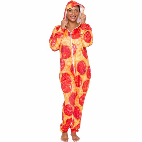 Funziez! Pepperoni Pizza Women's Novelty Union Suit - image 1 of 4