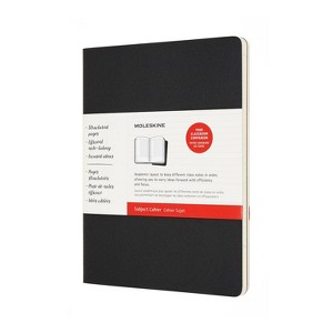 Moleskine Lined Professional Journal XL Cahier Black/Kraft: Undated Ruled Notebook, Soft Cover, 160 Pages, FSC Certified - 1 of 4