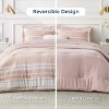5/7 Pcs Bedding Set with Cationic Dyeing for Striking Double-Sided Contrast - 2 of 4