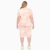 Plus Size Soft Capri Pajama Lounge Set - White Mark - 3 of 4