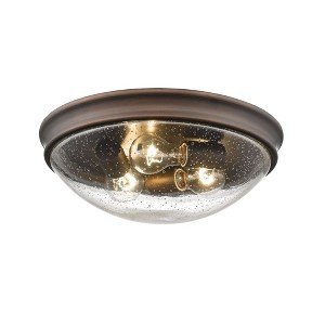 Millennium Lighting 3 - Light Flush Mount in  Rubbed Bronze - 1 of 4