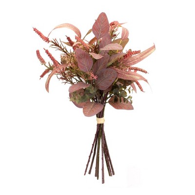 Autumn Elegance Mixed Floral Tabletop Arrangement - 20.5"