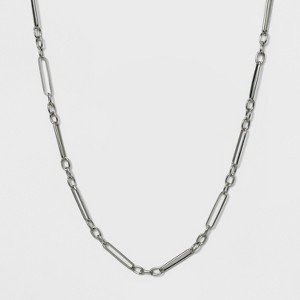 Long Link Necklace - A New Day Silver, Women