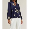 Women's Arlene Floral Split Neck Blouse - SUGARLIPS - 2 of 4