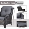 Gymojoy Outdoor Patio Chair Table with Ottoman High Back Club Chair - 4 of 4