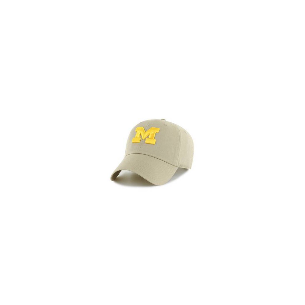 NCAA Michigan Wolverines Relaxed Fit Hat - Khaki