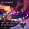 Liquid Stands Keyboard Stand Caster Wheels Set of 4 Replacement Locking Heavy Duty Wheels with Brake - Piano Stand Parts and Accessories - 4 of 4