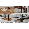 VYNXARIA 55in Wood Colour Dining Table and Modern Dining Chair Set of 4,Mid Century Wooden Kitchen Table Set - 4 of 4