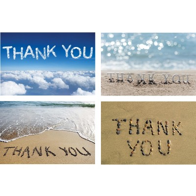 Better Office Thank You Cards with Envelopes 4" x 6" Assorted Colors 100/Pack (64522)