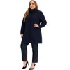 Agnes Orinda Women's Plus Size Elegant Single Breasted Detachable Hooded Trench Overcoats - 3 of 4