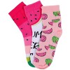 Memoi  Cotton Blend Ankle Socks 3-Pack Assorted - 2 of 3