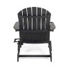 Okak Outdoor Adirondack Chair with Wooden Frame, Patio Chair with Foldable Design, Lawn Chairs for Backyard, Porch, Garden - 3 of 4