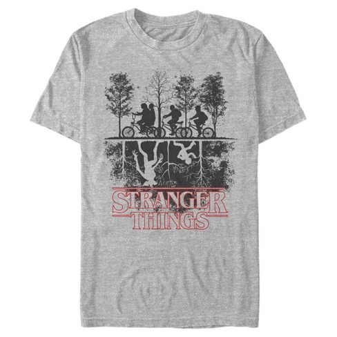 Men's Stranger Things Biking In Upside Down T-shirt : Target