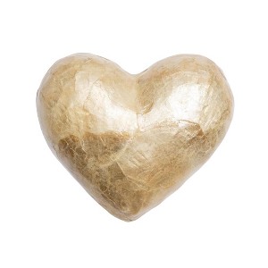 Transpac Capiz Gold Heart Home Decorations Valentines - 1 of 1