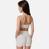 Anna-Kaci Active Women's High Waist Ruched Seamless Shorts with Stretch Fabric - 4 of 4
