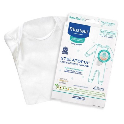 Mustela Stelatopia Skin Soothing Baby Pajamas for Eczema Prone Skin - Size 12 -24 months