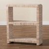 bali & pari 35" Lucy Woven Grasscloth Bookshelf Natural - 4 of 4