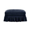 GlasFlength Ottomans and Benches Bedroom Bench Piano Bench Dining Bench Upholstered Bench for Living Room, Blue, 35.4"*22.2"*19.3" - 2 of 4
