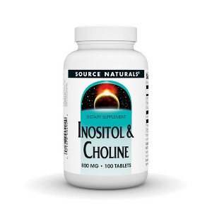 Inositol - Choline 400mg/400mg by Source Naturals, Inc.  -  100 Tablet - 1 of 3