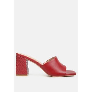 Audriana Textured Block Heel Sandals - 1 of 4