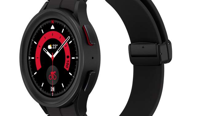 Samsung Galaxy Watch 5 Pro LTE 45mm Smartwatch - Black Titanium, 2 of 13, play video
