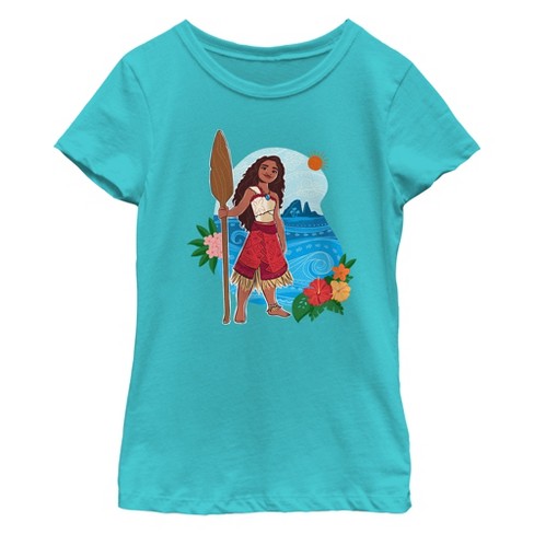 Girl's Moana 2 Paddle Portrait T-Shirt - image 1 of 4