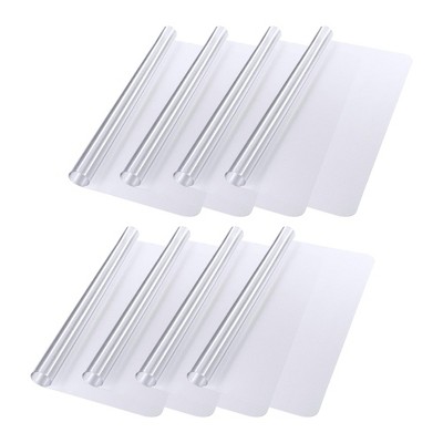 Yescom Rectangle PVC Floor Mat Protector for Hard Wood Office Desk Chair 60"x46" 8 Pack