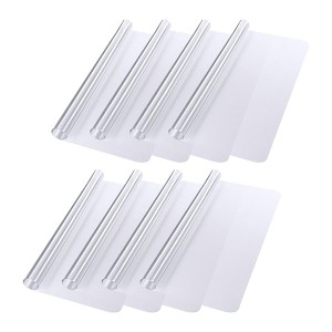Yescom Rectangle PVC Floor Mat Protector for Hard Wood Office Desk Chair 60"x46" 8 Pack - 1 of 4