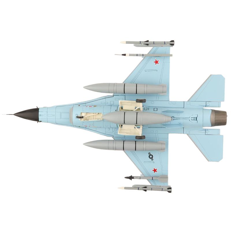 General Dynamics F-16C Fighting Falcon "Shark" Fighter Aircraft "Air Power Series" 1/72 Diecast Model by Hobby Master, 5 of 6