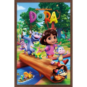 Trends International Nickelodeon Dora The Explorer (2024) - Key Art Framed Wall Poster Prints - 1 of 4