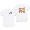 Simply Sage Market Women's Lucky Mama Retro Clovers Front and Back Short Sleeve Graphic Tee - 3 of 4