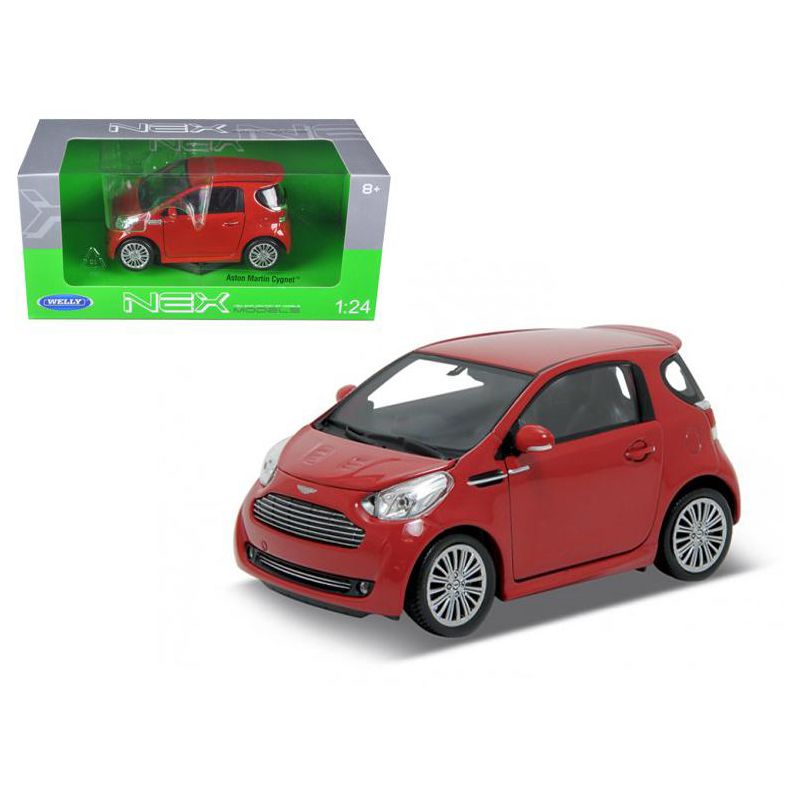 Aston Martin Cygnet Red 1/24 Diecast Car Model by Welly, 1 of 4
