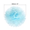 Unique Bargains Decorative Reusable Party Wedding Tissue Pom Poms Flowers 5 Pcs - 2 of 4