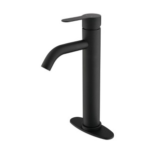 Single-Control Bathroom Vanity Basin Faucet with Elegant Design - 1 of 4