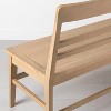 Wood Ladder Back Bench - Hearth & Hand™ with Magnolia - image 2 of 4