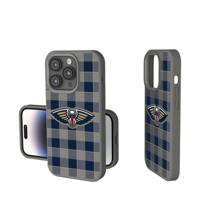 Keyscaper NBA Plaid Soft Touch Cell Phone Case for iPhone 15 Plus